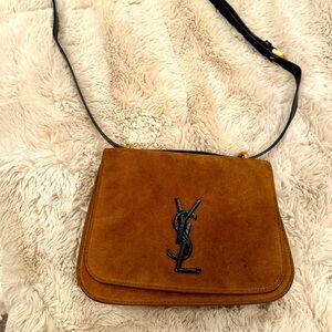 Yves Saint Laurent YSL Suede Crossbody Purse